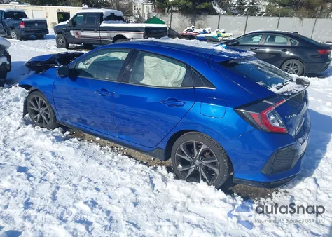 2018 Honda Civic Sport из США, поврежденный, VIN SHHFK7H42JU406268